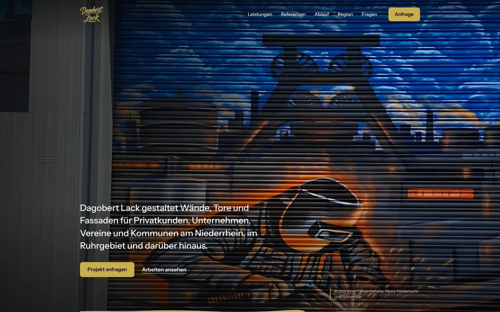 Dagobert Lack – Graffiti und Wandgestaltung in Wesel und am Niederrhein