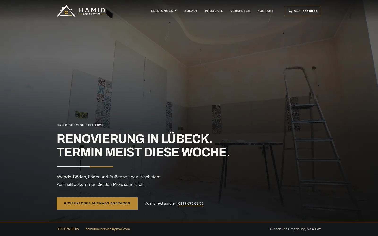 Hamid Bau & Service – Renovierung und Sanierung in Lübeck